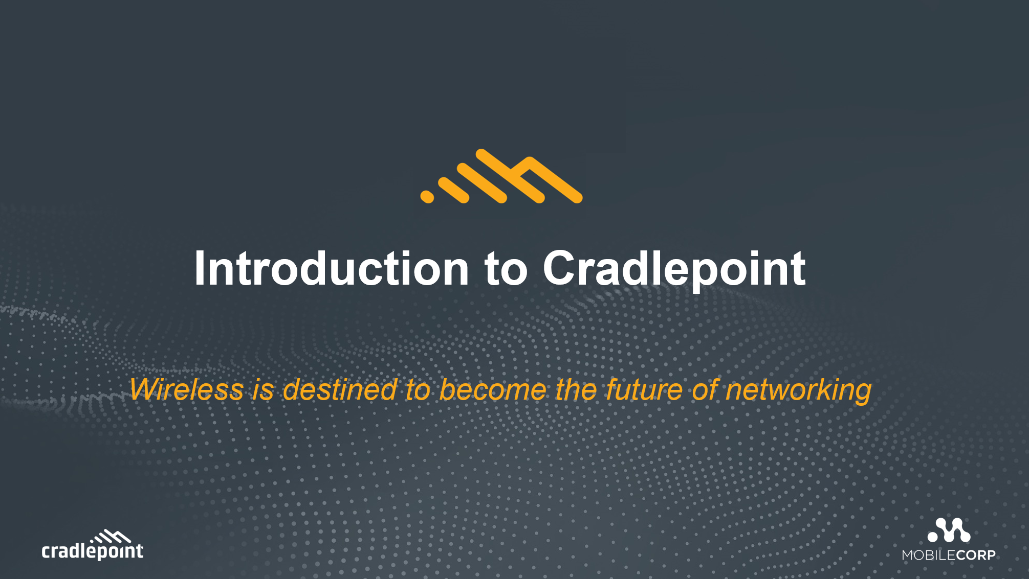 Introduction to Cradlepoint cover